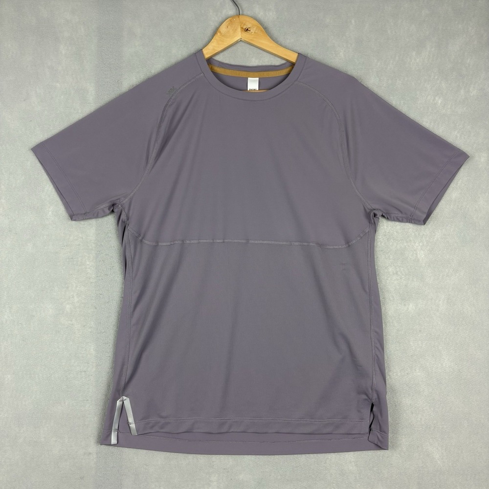 Rhone Extra Mile Tee Men’s Medium Purple Performance Athletic Training Shirt